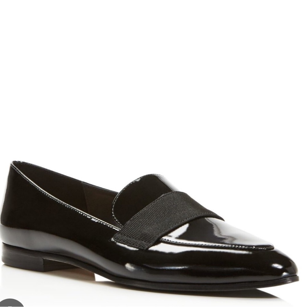 Kate Spade Corina Black Patent Loafers